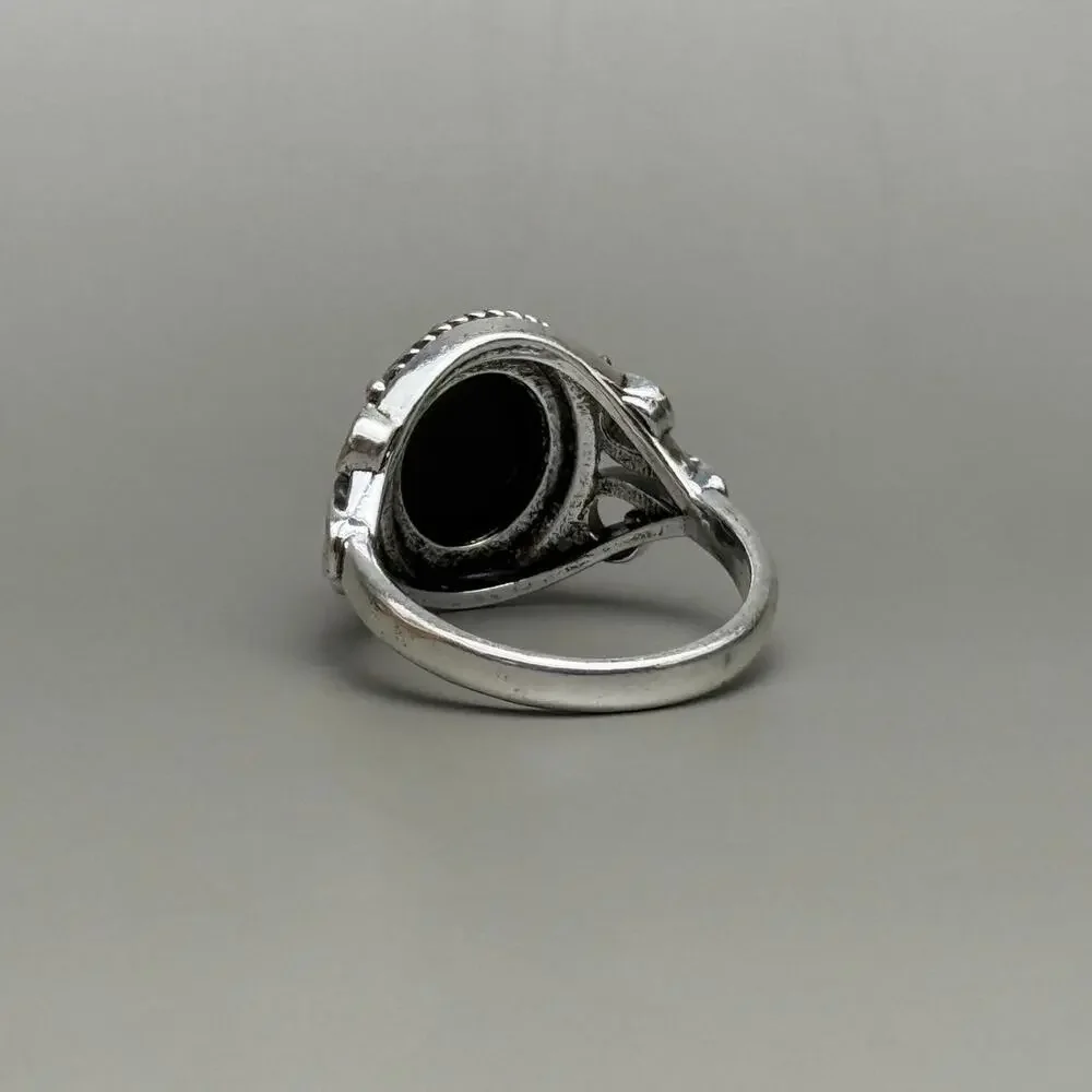 Y2k vintage silver witch black
